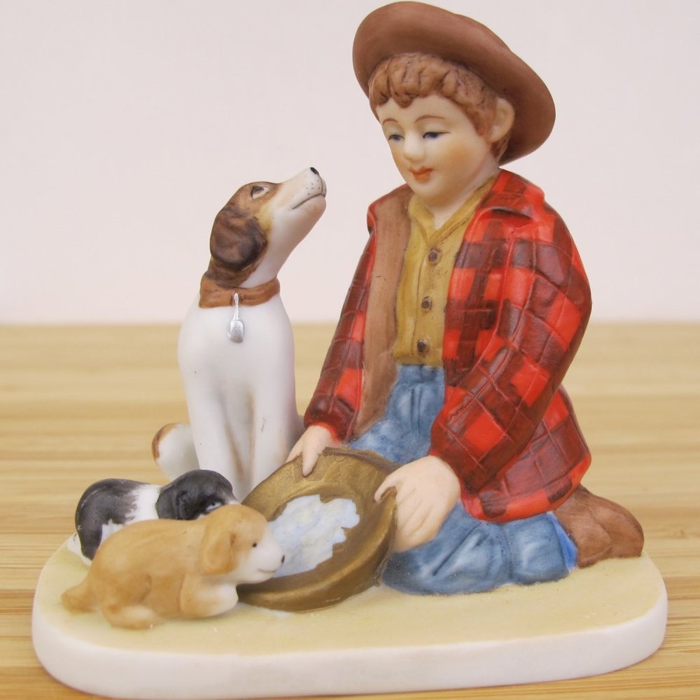 Dave Grossman Creation 1991 Norman Rockwell Art 299 Figure Pride Of Parenthood